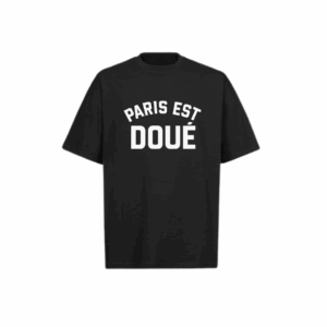 T-shirt Noir - Paris est doué