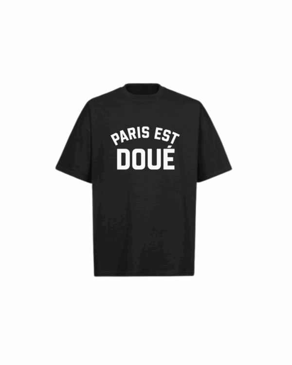 T-shirt Noir - Paris est doué