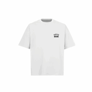 T-shirt Blanc – Paris est doué ( logo coeur )