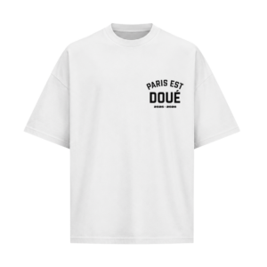 T-shirt Blanc – Paris est doué (2026) - coeur